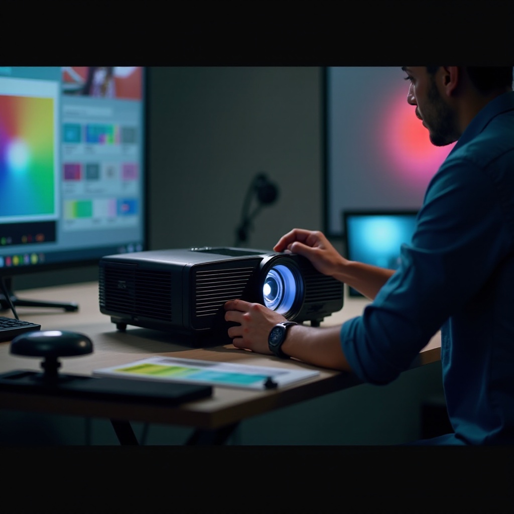 kalibrasi warna proyektor