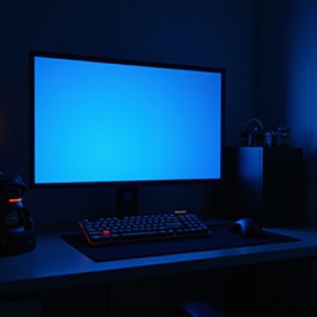 bilgisayar oyun oynarken mavi ekran veriyor