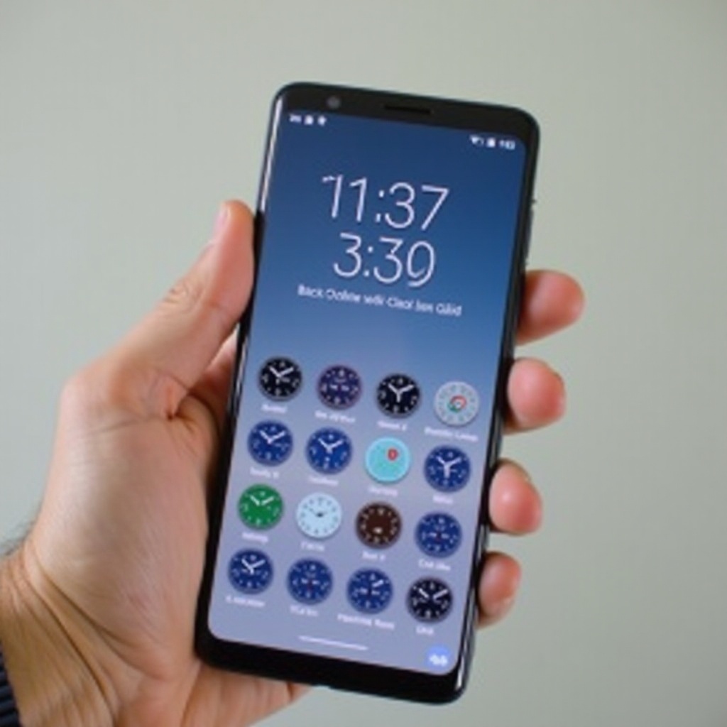 ロック画面の時計スタイルを変更する方法