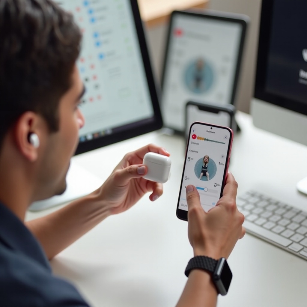 AirPods Proの音量を調整する