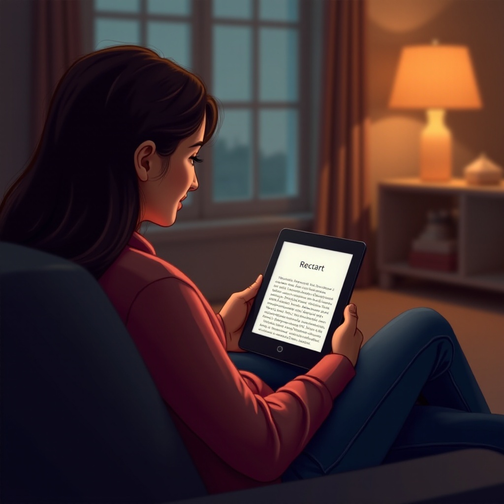 Bagaimana cara me-reboot Kindle