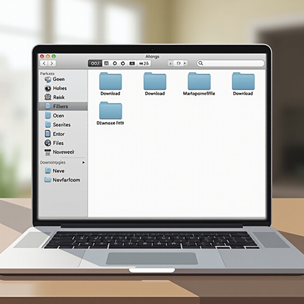 ค้นหาโฟลเดอร์ดาวน์โหลดบน MacBook Pro