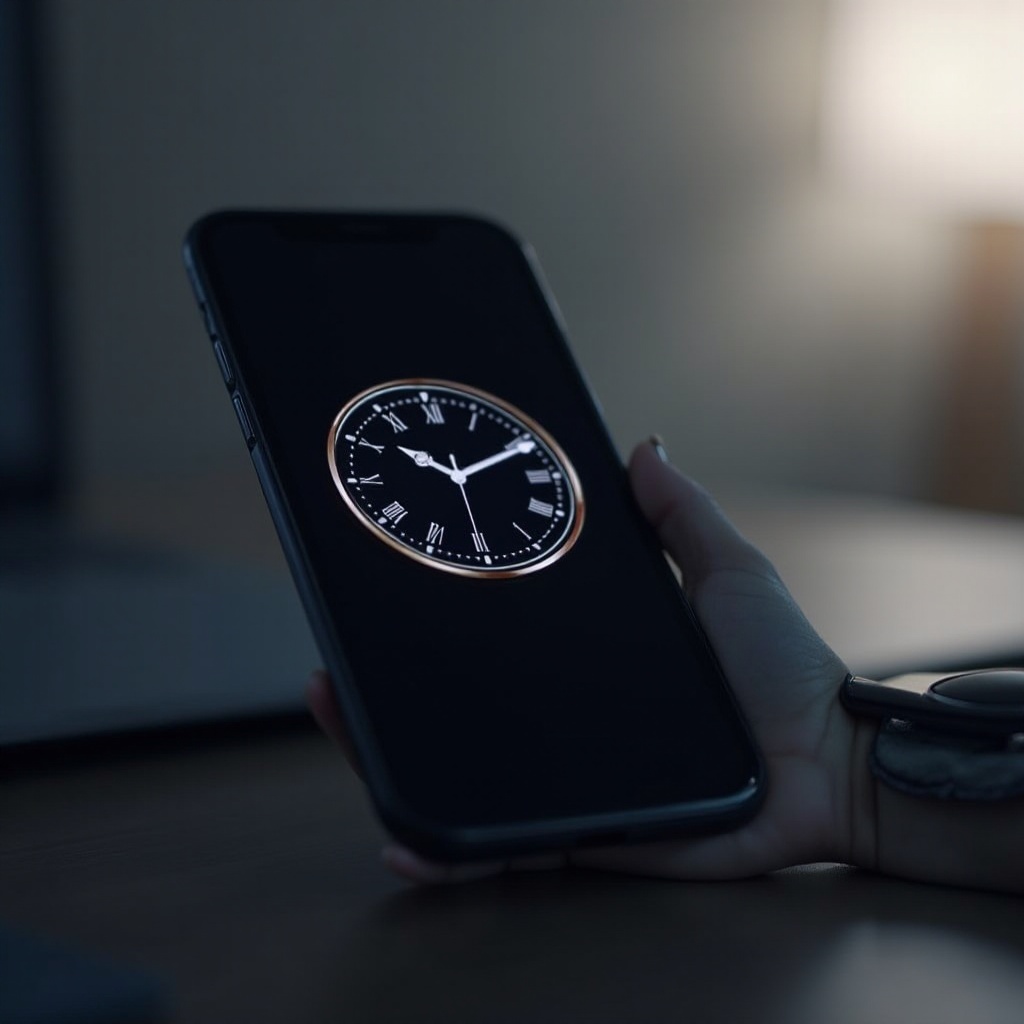 잠금 화면에서 시계 스타일 변경 방법