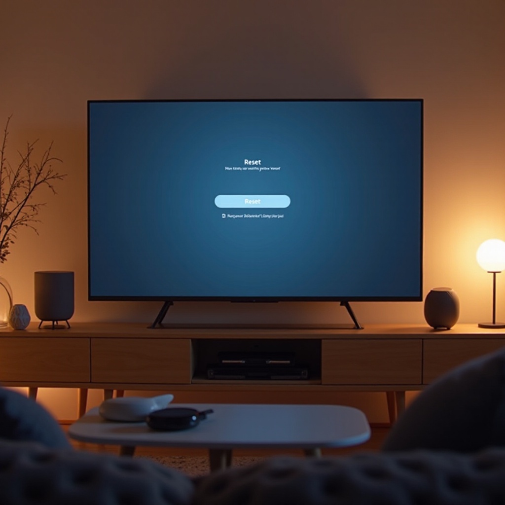 Chromecast'i fabrika ayarlarına döndür