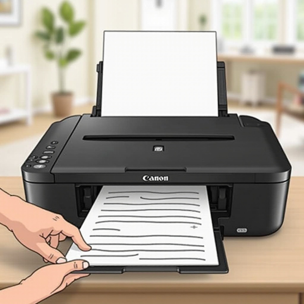 Mengapa kertas tidak muncul di printer Canon Pixma MG7720?