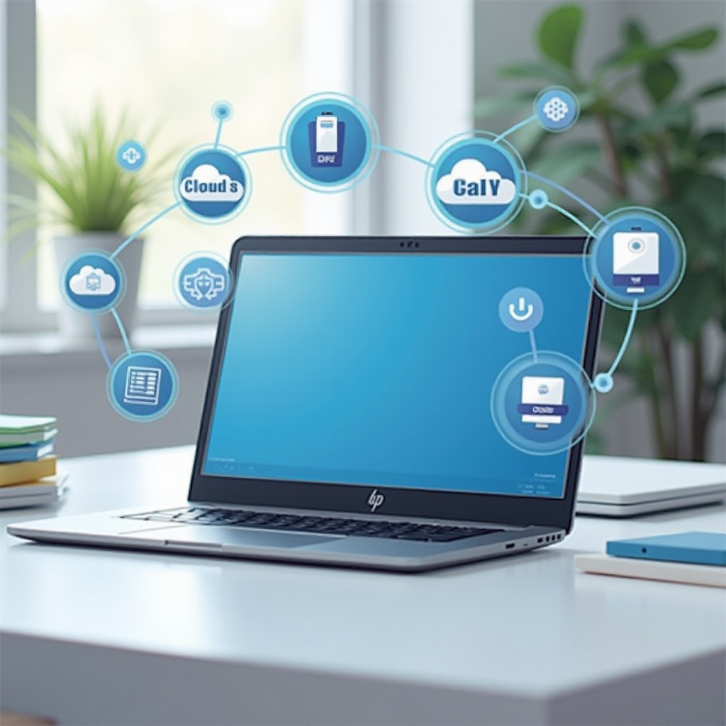 วิธีเพิ่มพื้นที่ว่างบนแล็ปท็อป HP