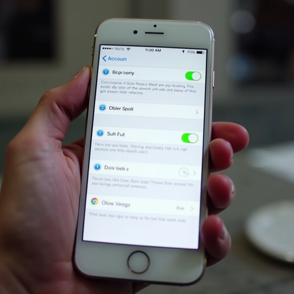 atur ulang pengaturan operator iPhone