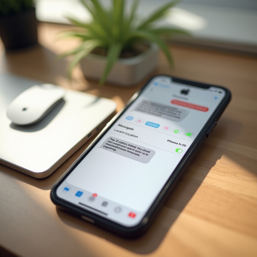 cara membagikan lokasi di iMessage