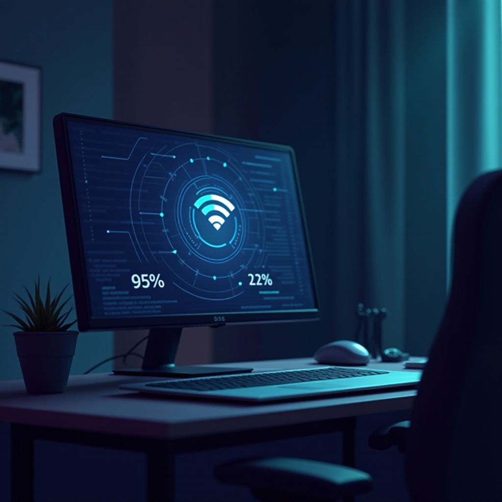 PCで最大Wi-Fi速度を確認する
