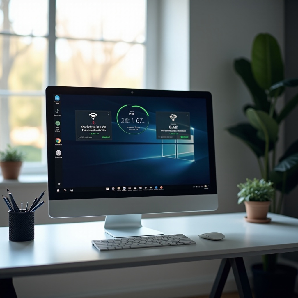 lihat kecepatan wifi maksimum di PC Anda