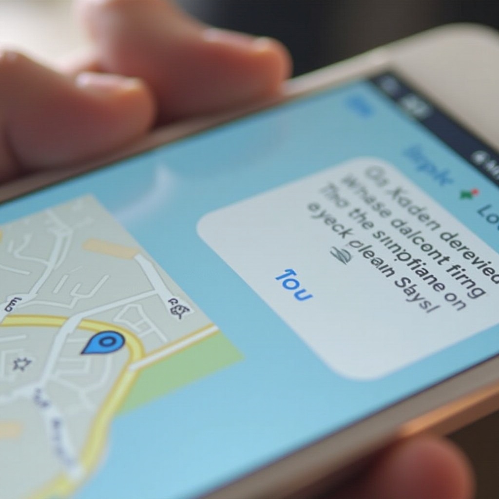 iMessageで位置情報を共有する方法