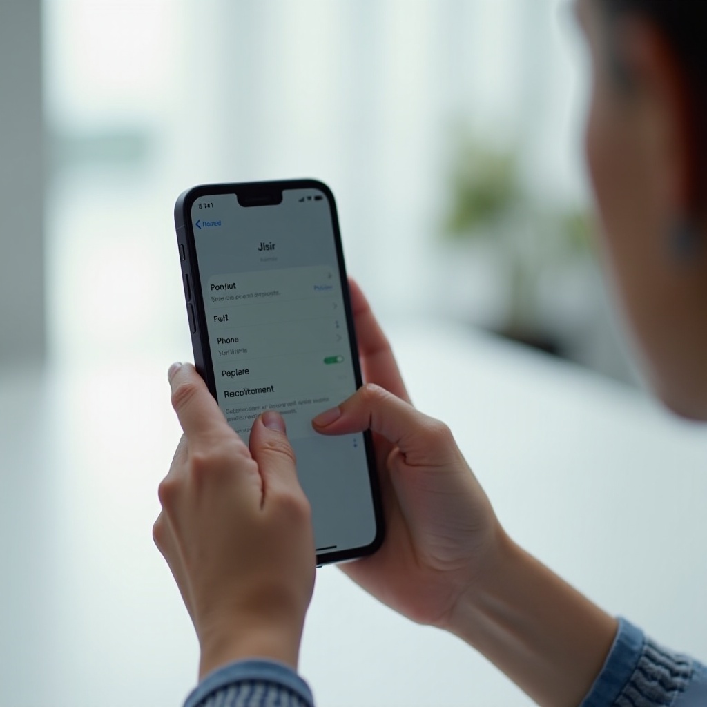 iPhoneのキャリア設定をリセット