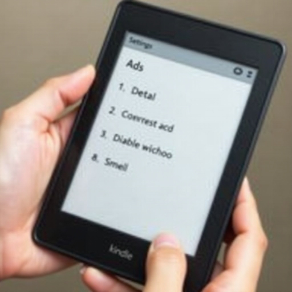 如何關閉Kindle上的廣告