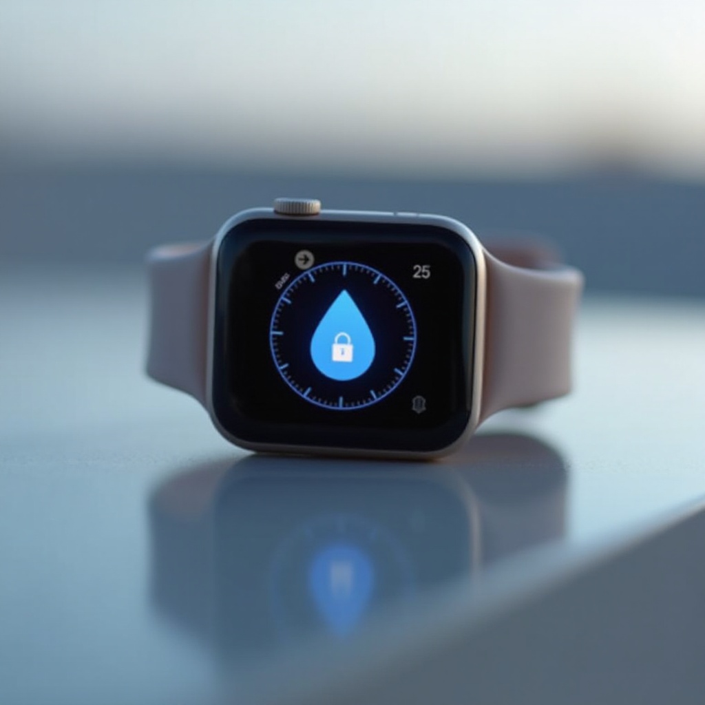 Apple Watchでウォーターロックをオンにする方法