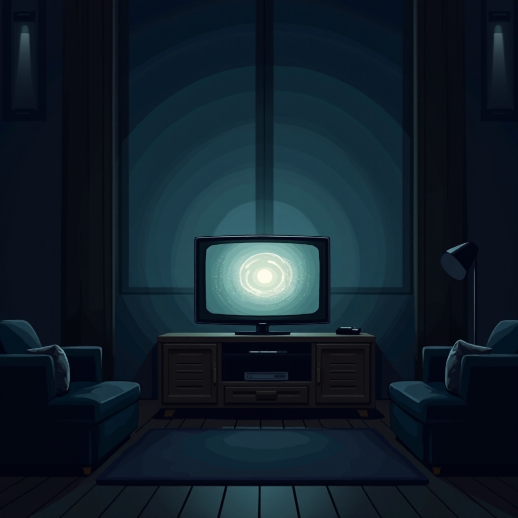 왜 내 TV가 윙윙거리는 소리를 내나요?