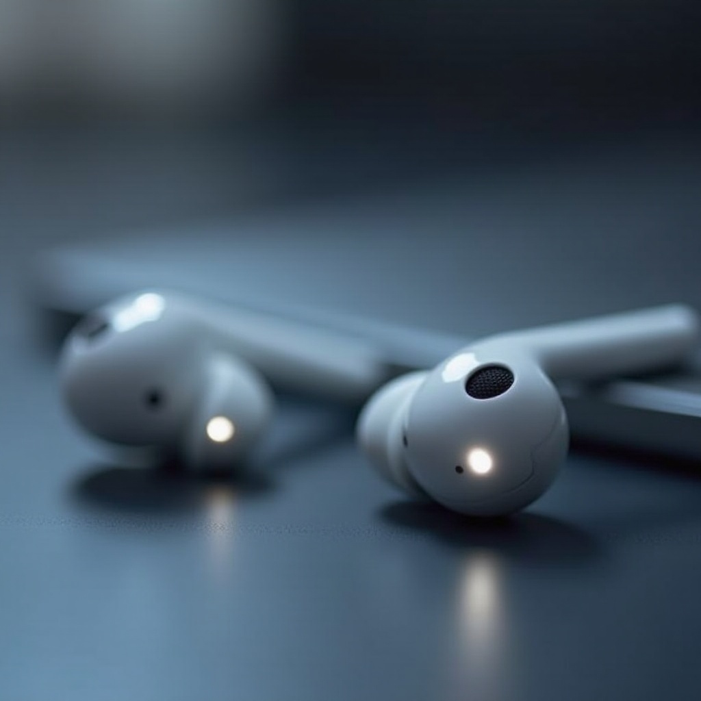 ไฟสีขาวบน AirPods
