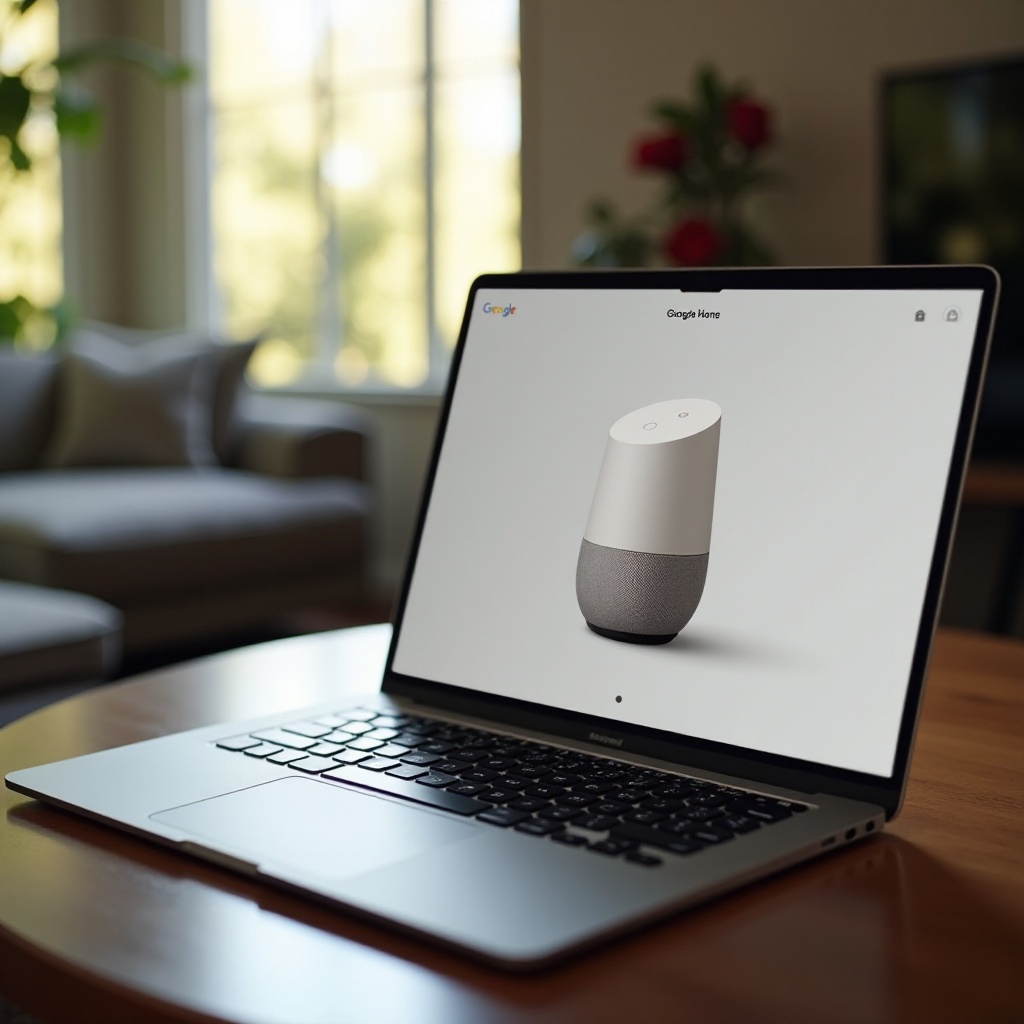 Google Home dizüstü bilgisayarımda coğrafi konum