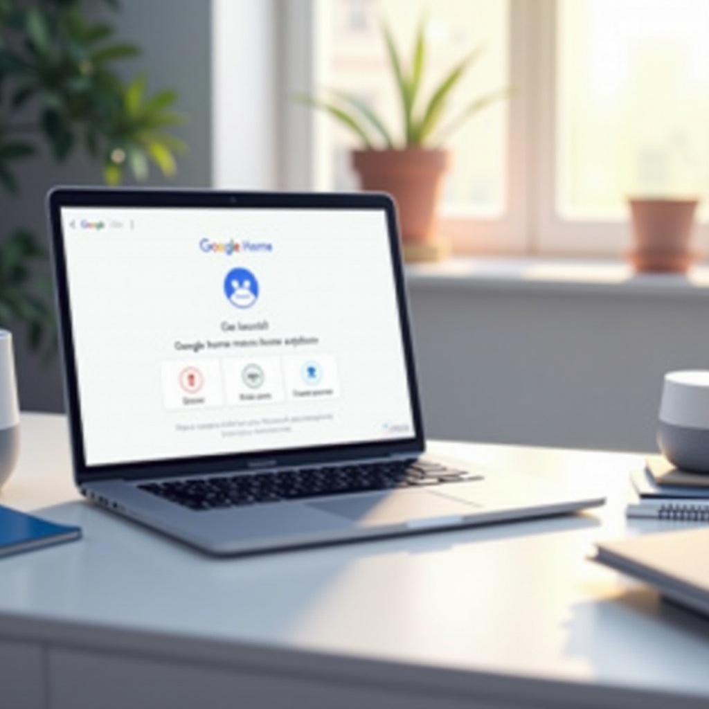 Google Home dizüstü bilgisayarımda coğrafi konum