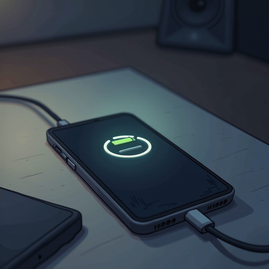 手機顯示正在充電，但實際上沒有充電