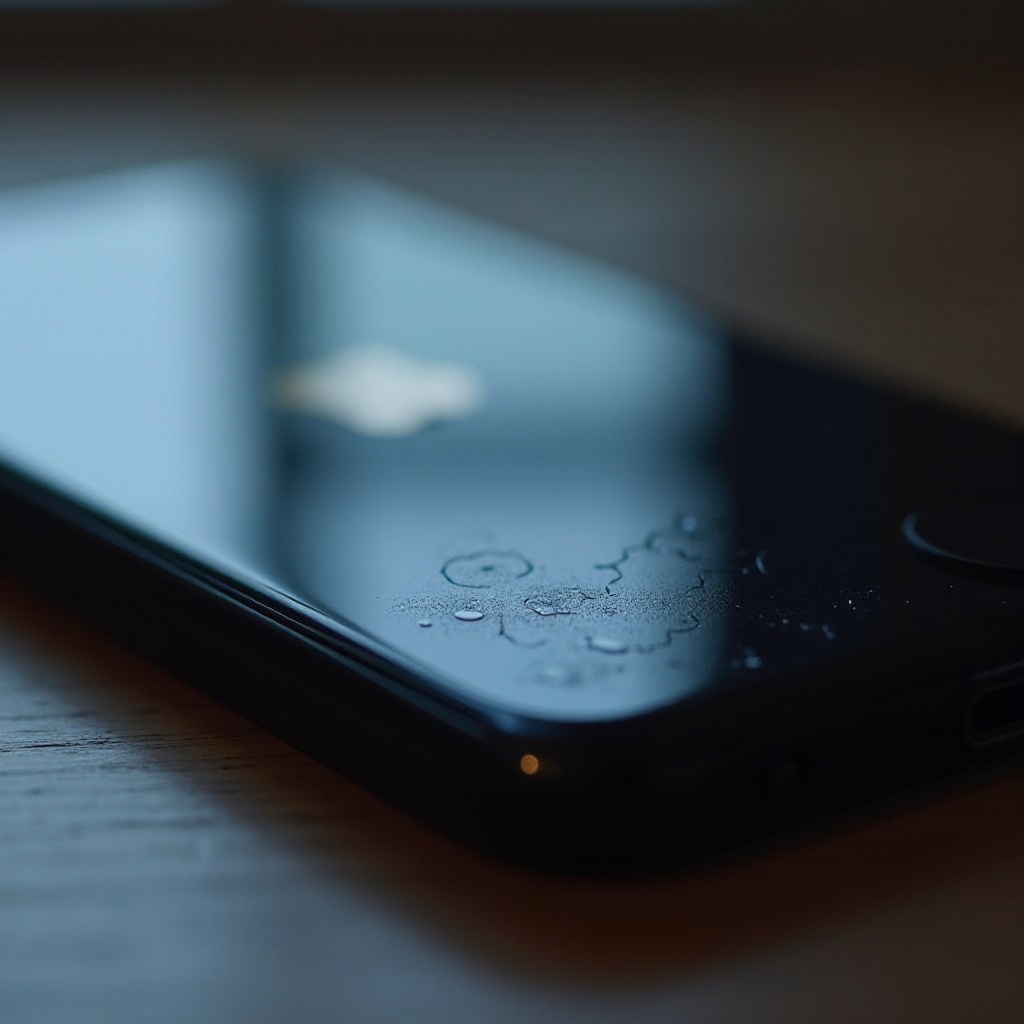 iphone xr köşede ekran yanığı