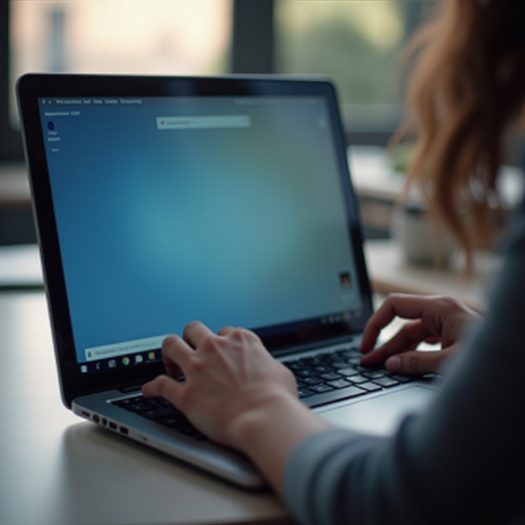 วิธียกเลิกการใช้มือบนหน้าจอ Chromebook