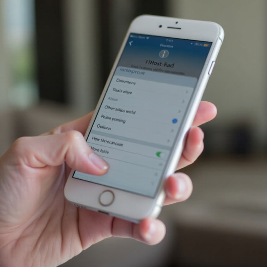 아이폰 통신사 설정 재설정