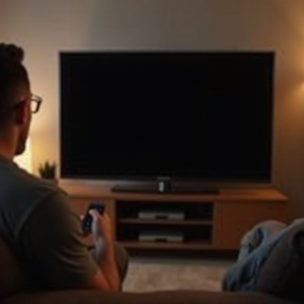 三星電視屏幕黑屏但有聲音